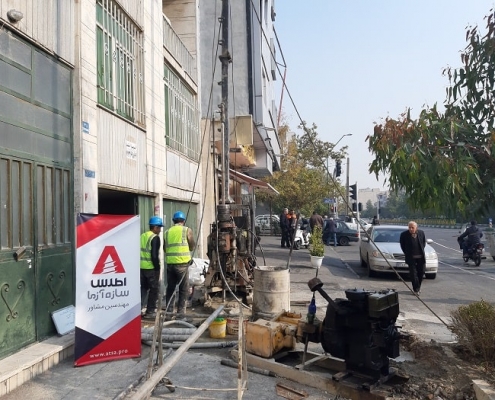 پروژه آزمایش خاک نارمک تهران